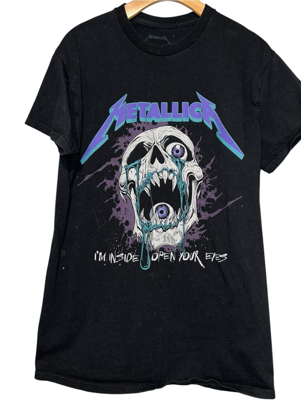 Metallica M M72 North American Tour 2025 I’m Inside Open Your Eyes Skull T-Shirt